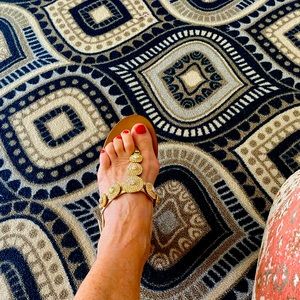 CAPRI GIRL JEWELED SANDALS